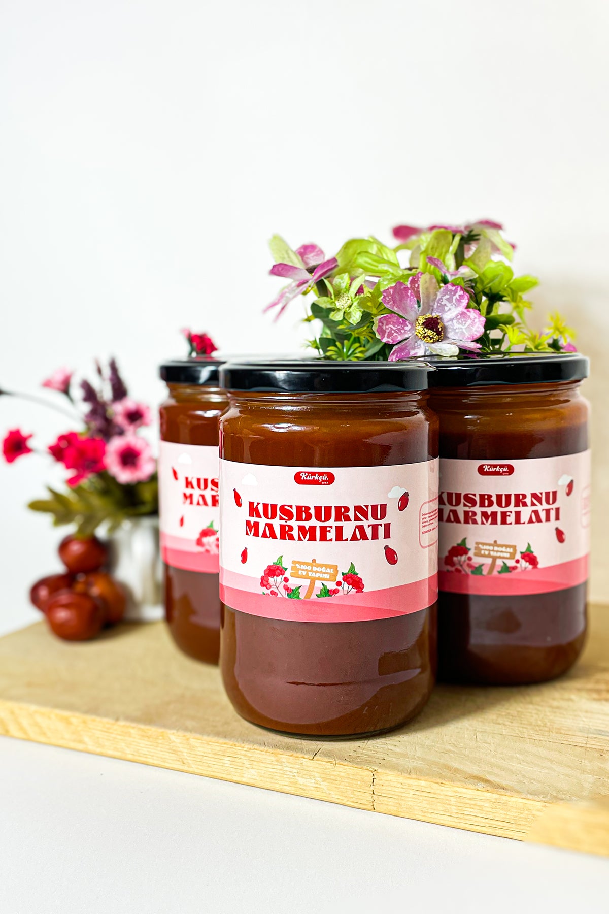Kuşburnu Marmelatı - %100 Doğal ve Geleneksel Üretim - 660ML (1kg)