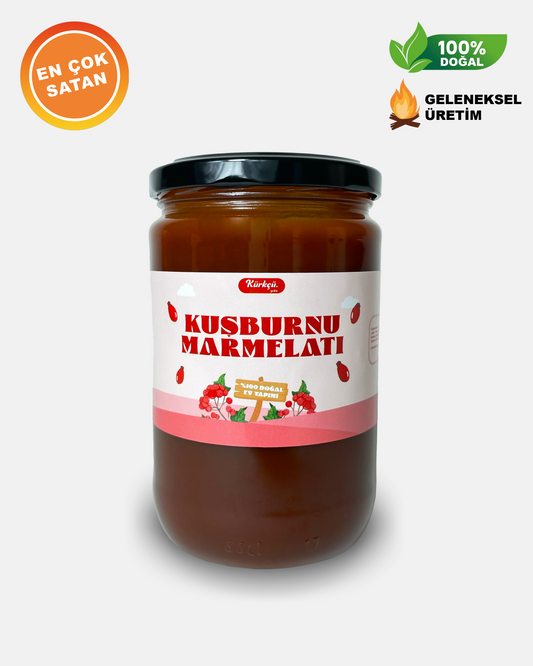 Kuşburnu Marmelatı - %100 Doğal ve Geleneksel Üretim - 660ML (1kg)